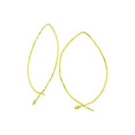 14k Gold Plated Wire Threader Earrings