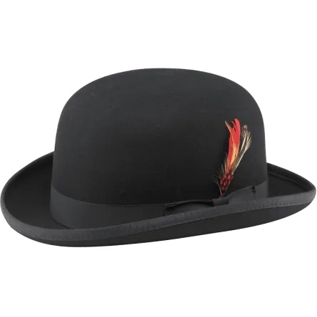 Black Classic Derby Hat