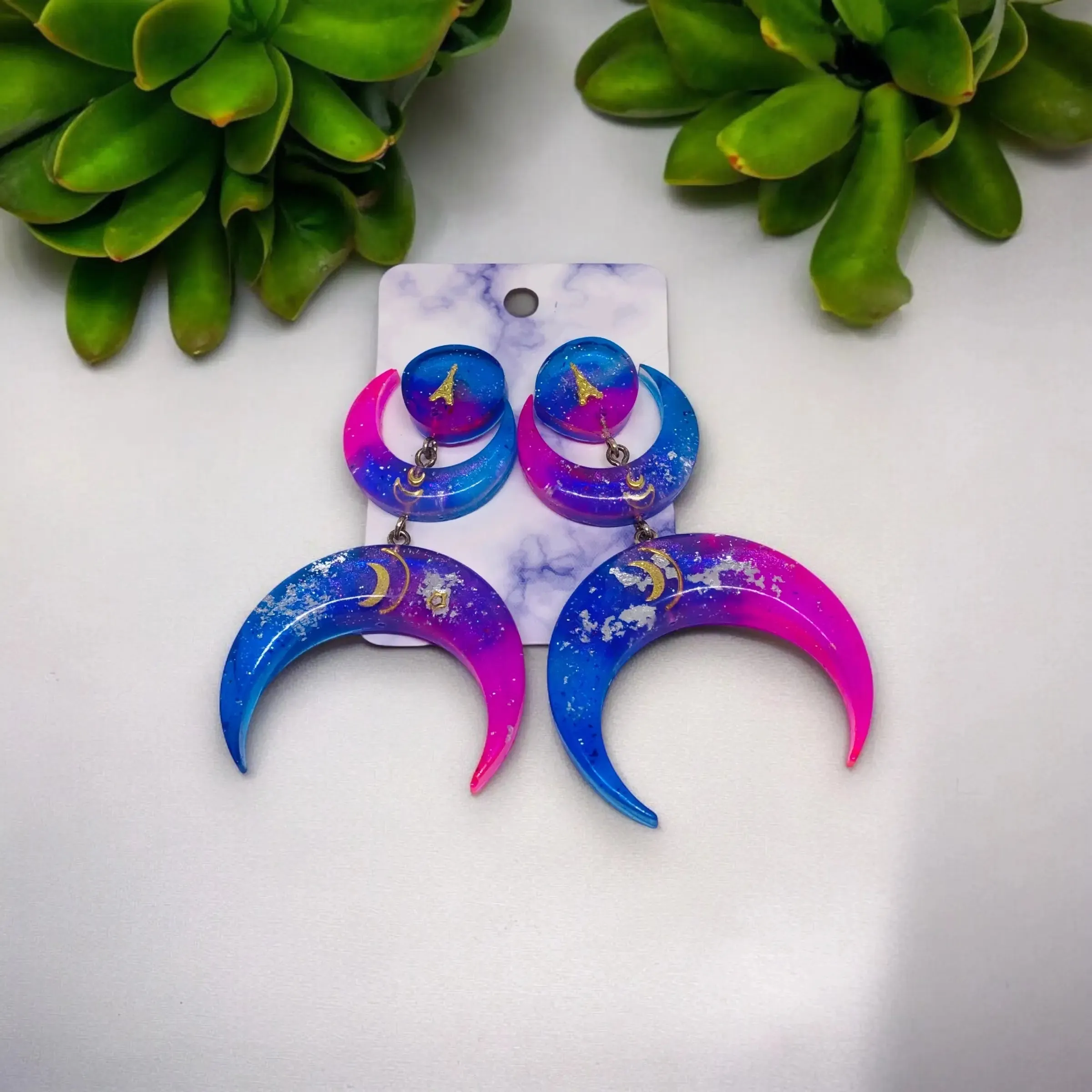 Celestial Lunar Bohemian Earrings