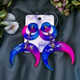 Celestial Lunar Bohemian Earrings