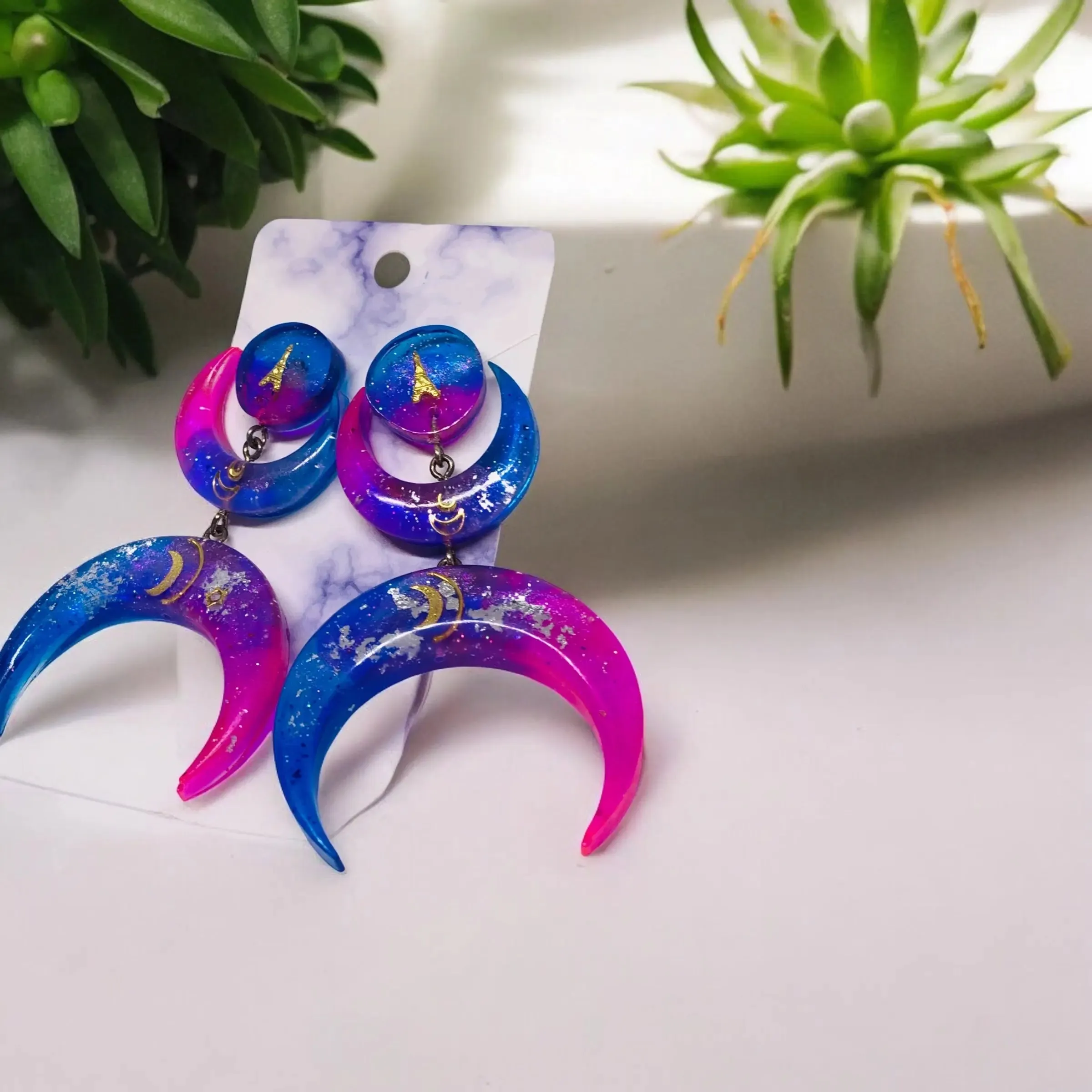 Celestial Lunar Bohemian Earrings