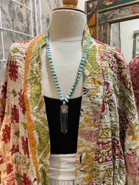Crystal Point Necklace by Tara Gasparian
