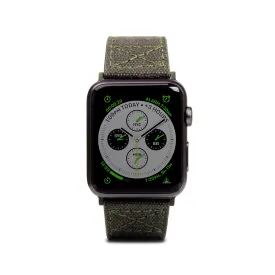 D  Wax Canvas Strap for Apple Watch SE, ULTRA 2, Series 1-9 42/44/45/49mm (Khaki)
