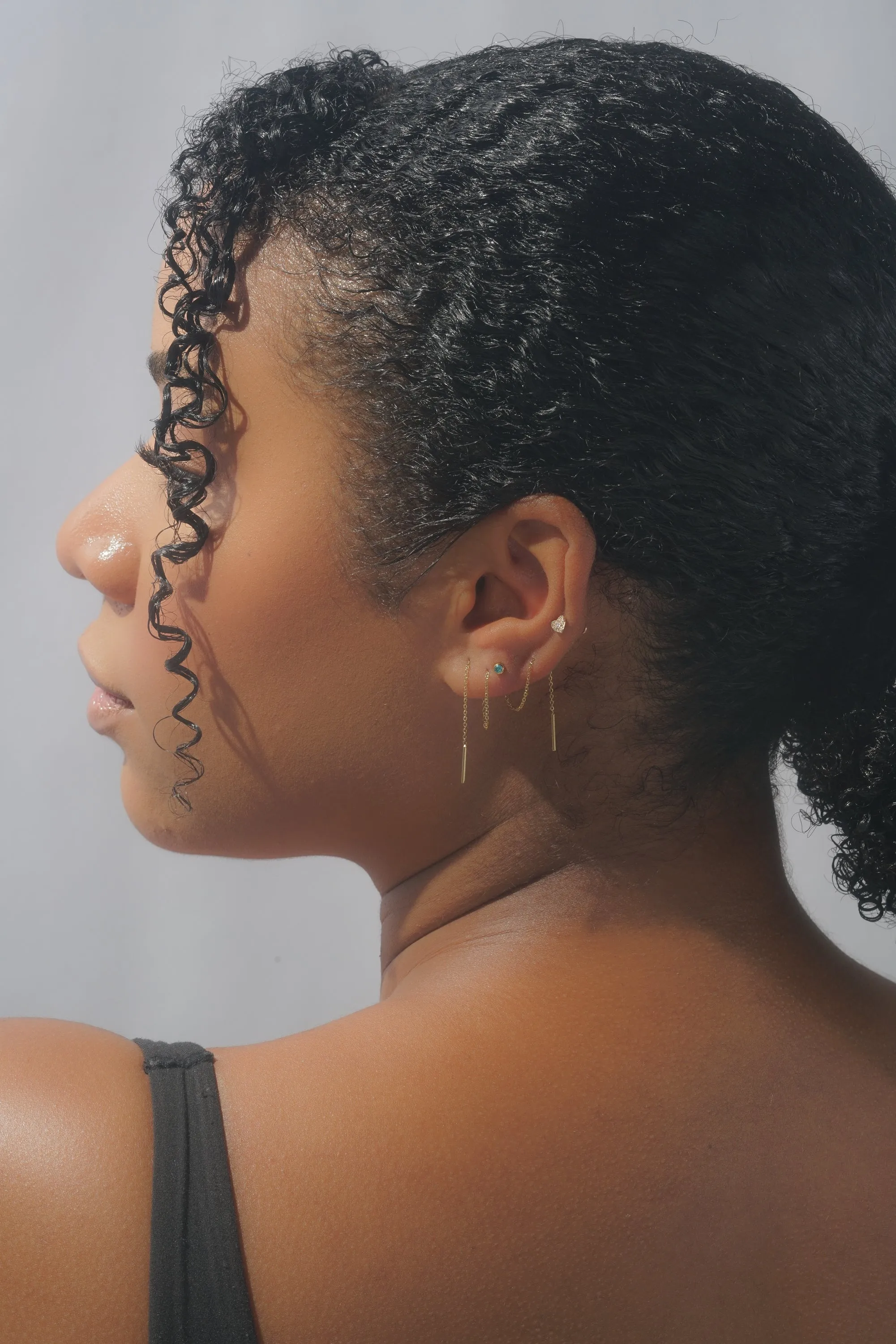 Extra Long Threader Earring (Single)