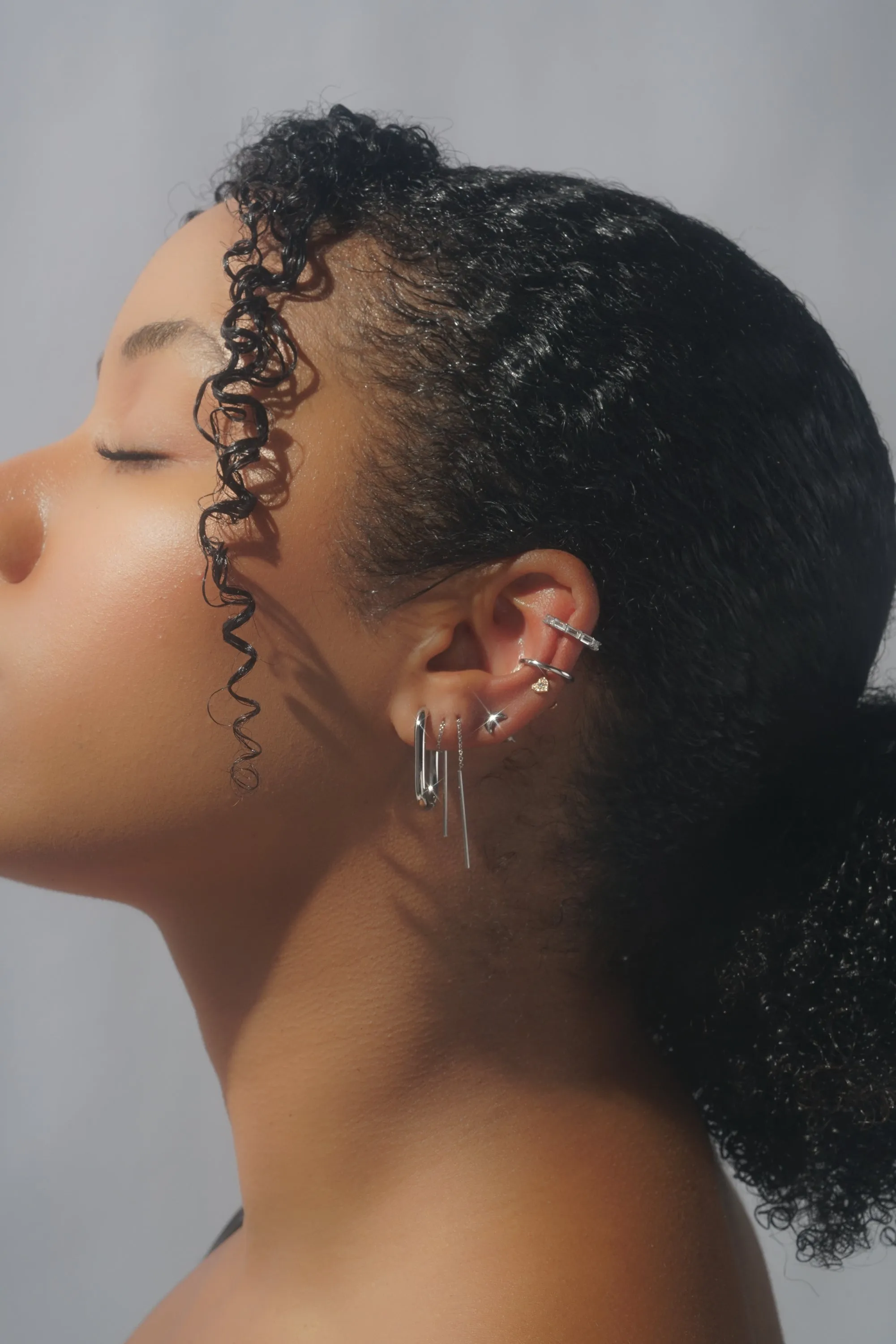 Extra Long Threader Earring (Single)