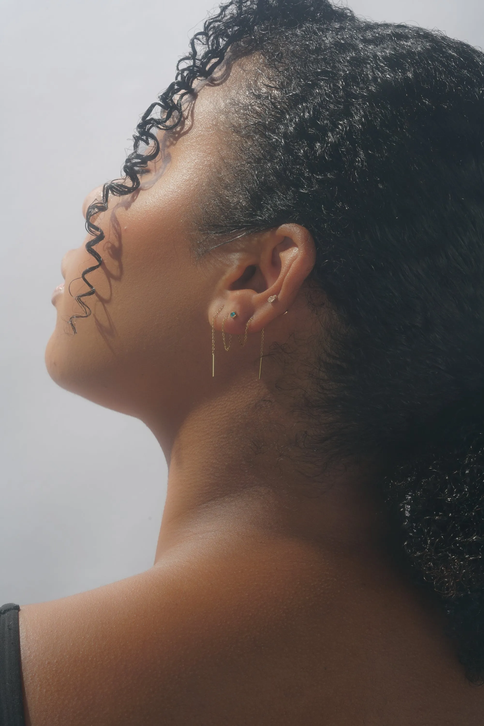 Extra Long Threader Earring (Single)