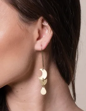 Fair Trade Moon Drop Earrings