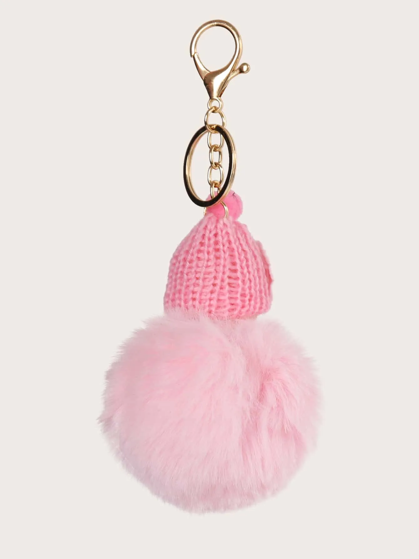 Fluffy Doll Design Bag Charm