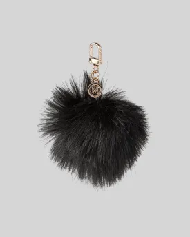 Holly Faux-Fur Pom-Pom Bag Charm