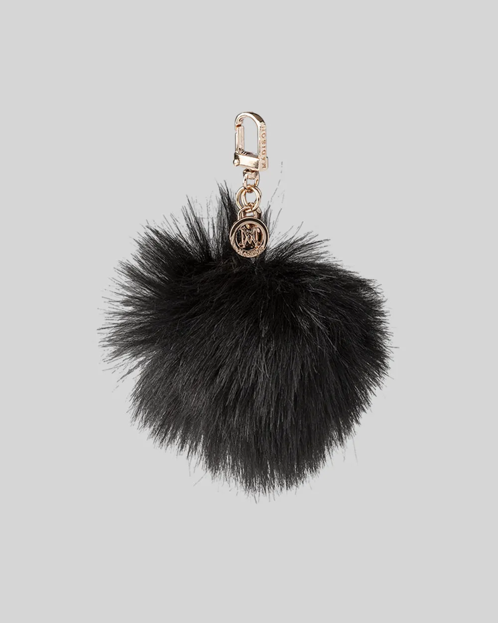 Holly Faux-Fur Pom-Pom Bag Charm