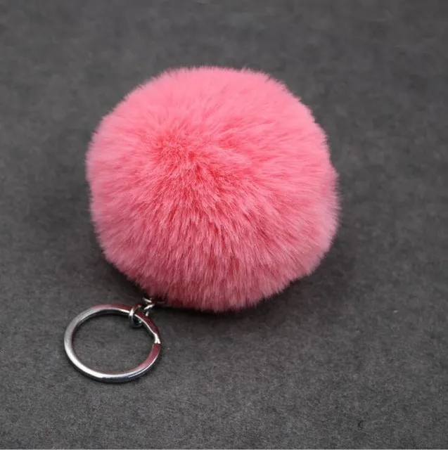KeyChain Rabbit Hair