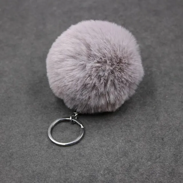 KeyChain Rabbit Hair