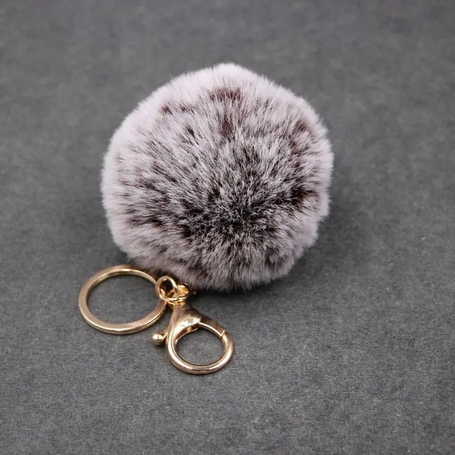 KeyChain Rabbit Hair