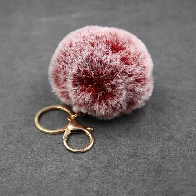 KeyChain Rabbit Hair