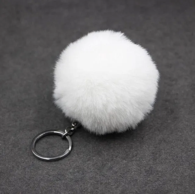KeyChain Rabbit Hair