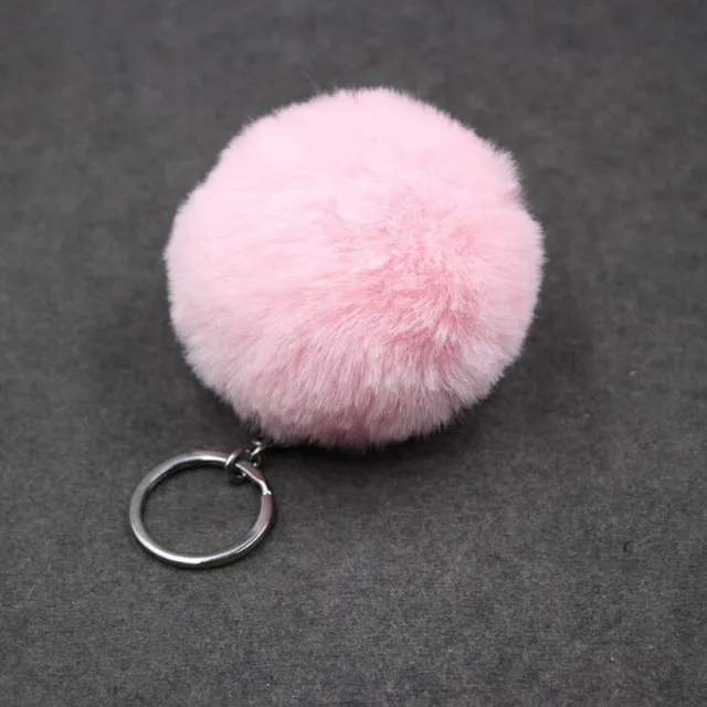 KeyChain Rabbit Hair