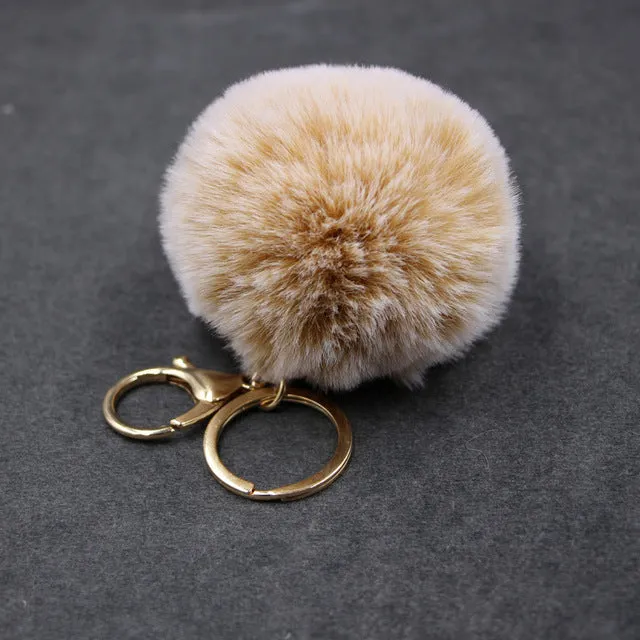 KeyChain Rabbit Hair