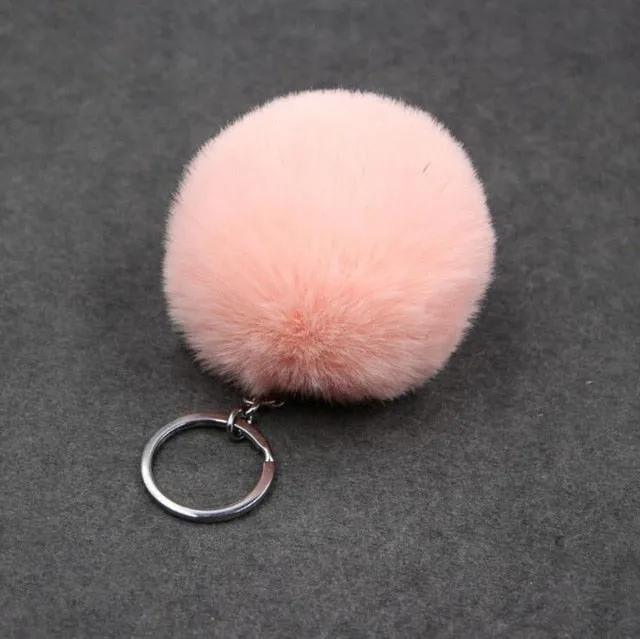 KeyChain Rabbit Hair