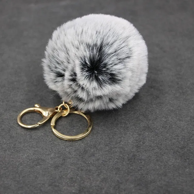 KeyChain Rabbit Hair