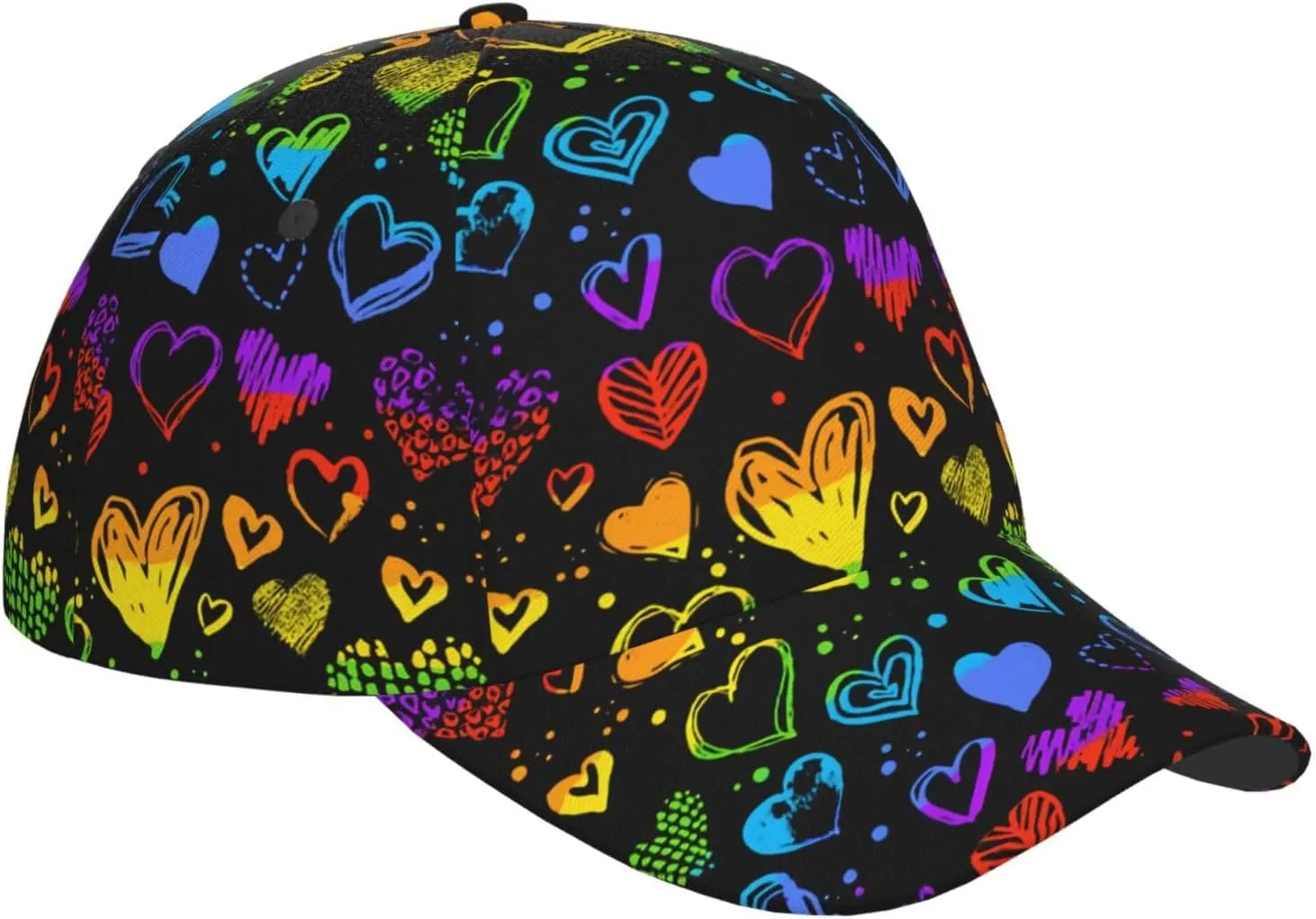 LGBT Gay Pride Rainbow Hat Men Women Baseball Cap Adjustable LGBT Trucker Hat Unisex Style Headwear Hats