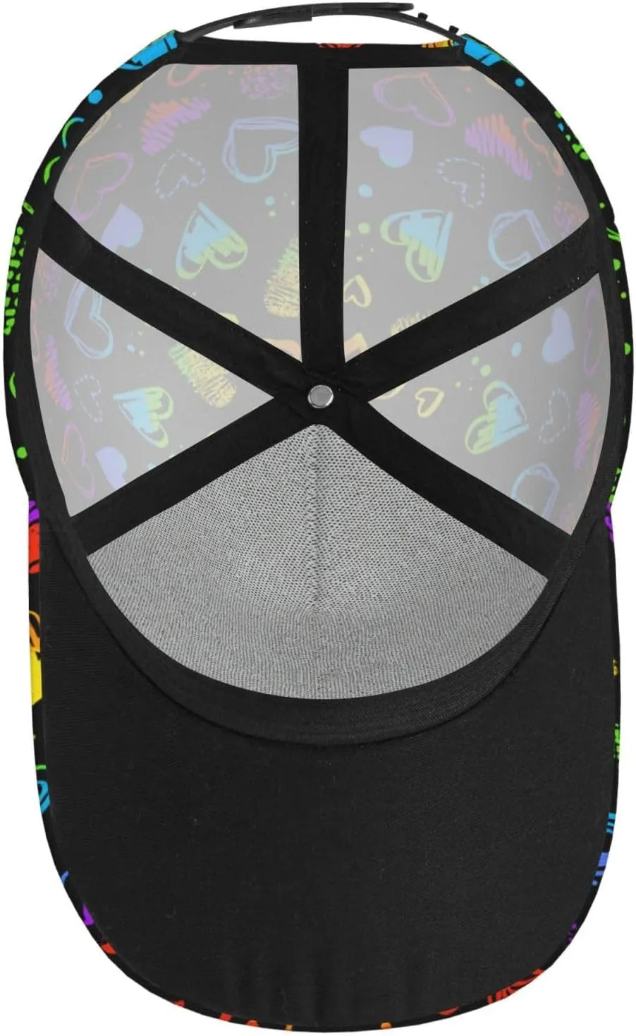 LGBT Gay Pride Rainbow Hat Men Women Baseball Cap Adjustable LGBT Trucker Hat Unisex Style Headwear Hats