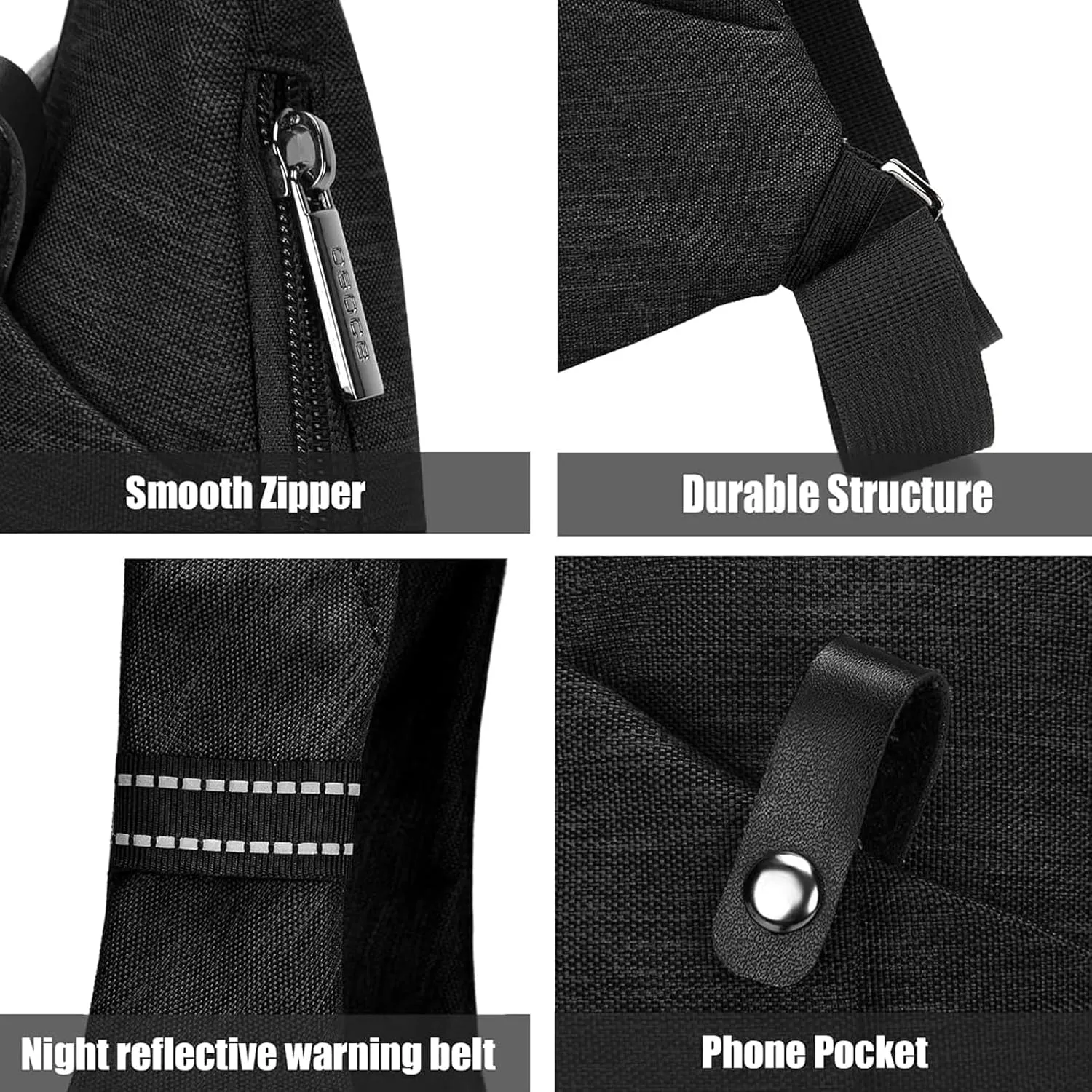Lightweight Sling Bag, Anti Theft Crossbody Bags for Women Men Casual Shoulder Crossbody Sport Travel Hiking Bag