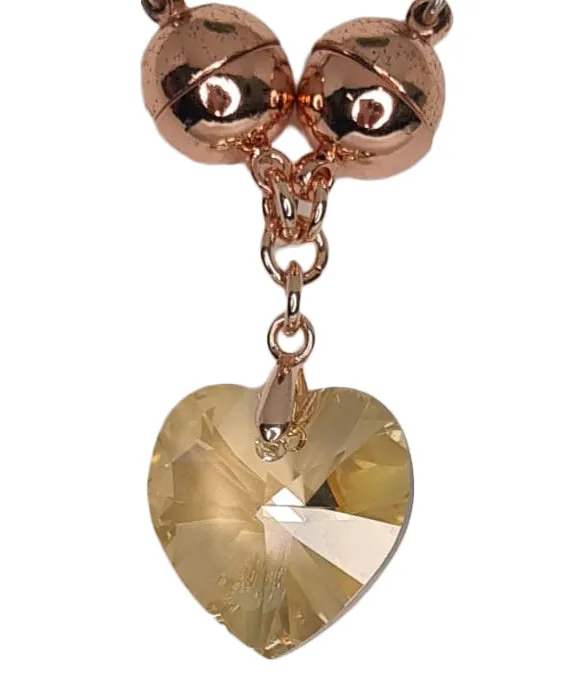 Link Bundle (REGULAR) - Tri-Colour Satin Metal (Includes Link Necklace, Bracelet & Heart Pendant)