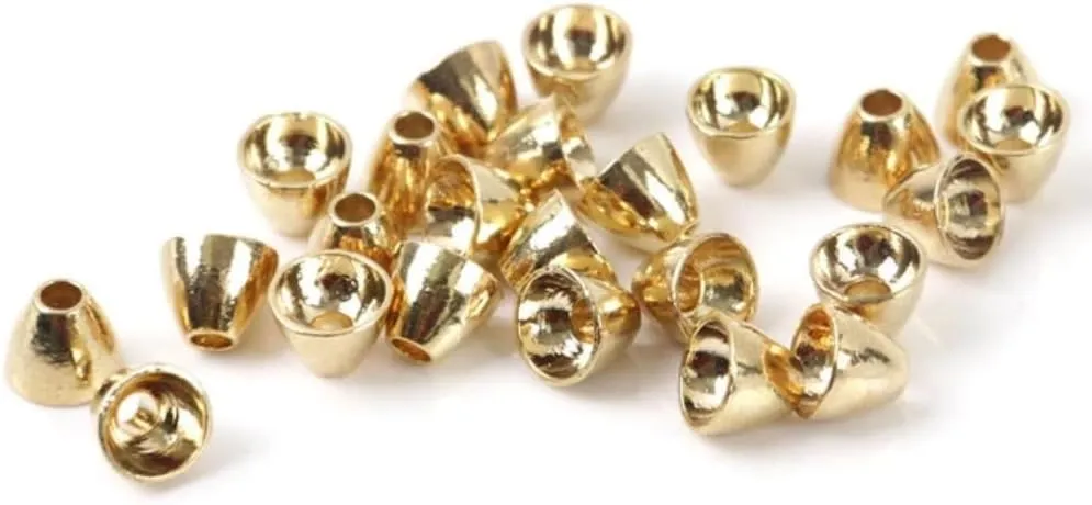 Maxcatch Tungsten Cone Head Beads for Fly Tying, 25 Pieces