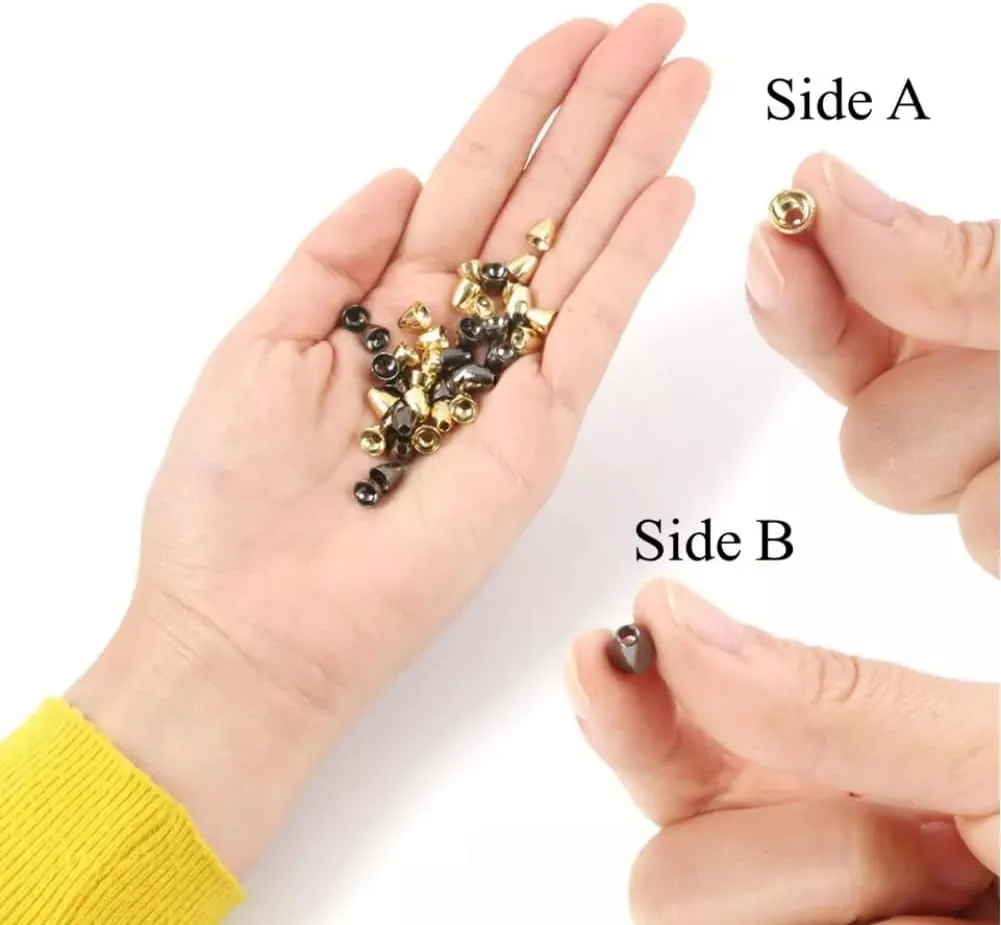 Maxcatch Tungsten Cone Head Beads for Fly Tying, 25 Pieces