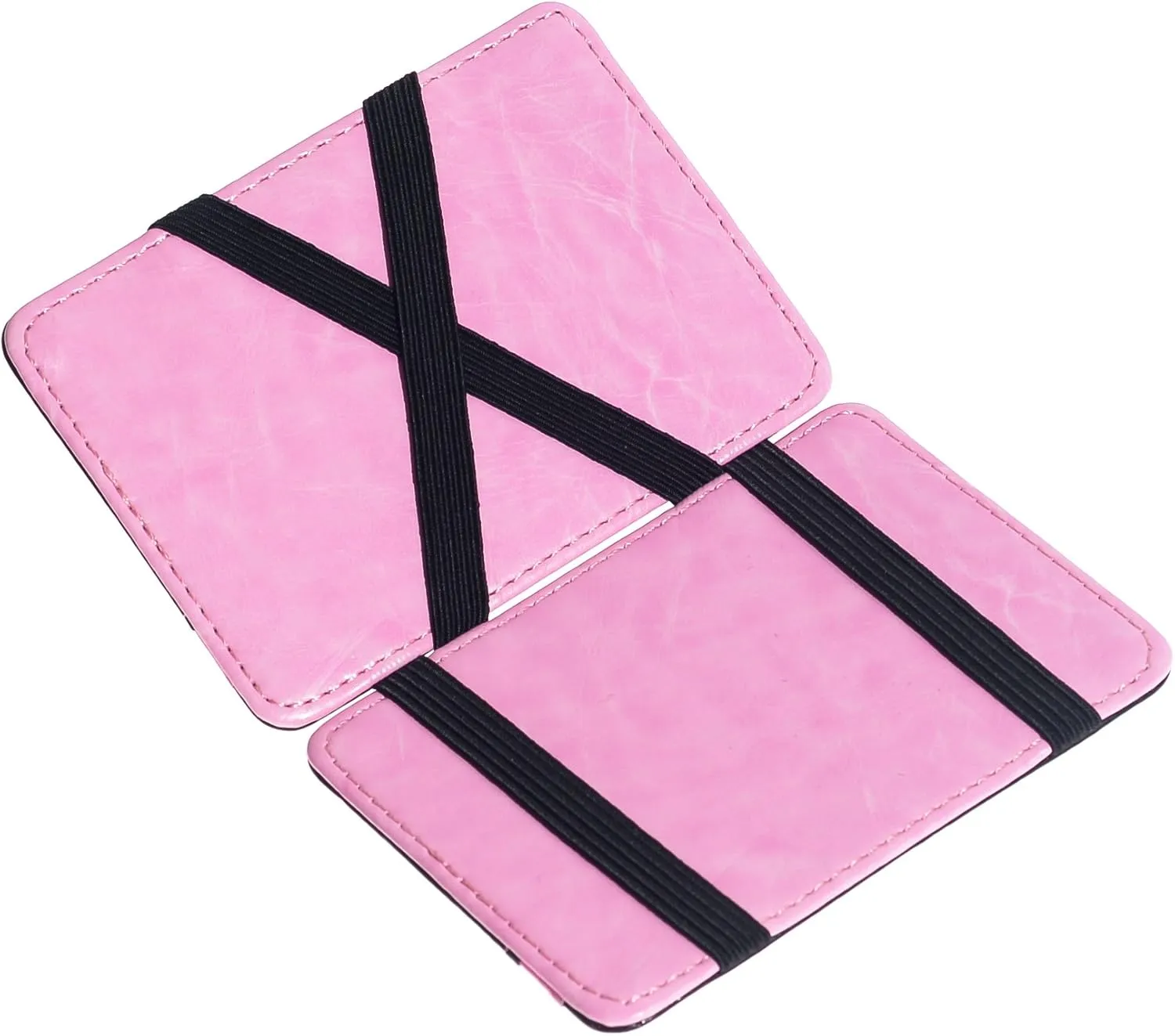 Men's Fashion Magic Money Clip Leather Minimalistic Slim Wallet