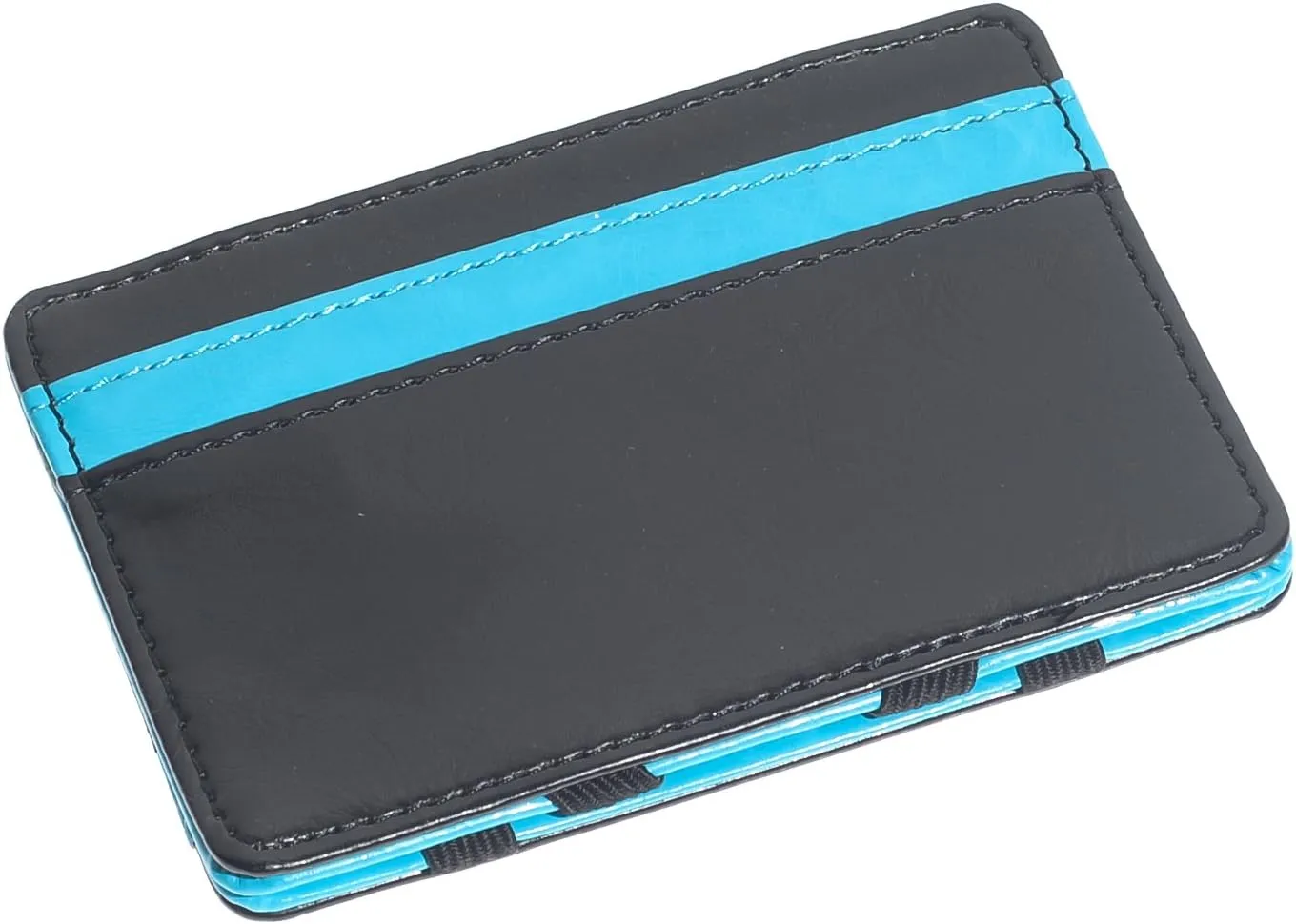 Men's Fashion Magic Money Clip Leather Minimalistic Slim Wallet