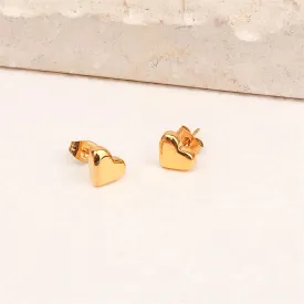 MINIMALIST HEART SHAPE STUDS