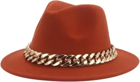 Mnjyihy Women Mens Fedoras Hats Kids Hat Boys Girls Chain Hat Winter Hats Panama Fedoras Chapeau