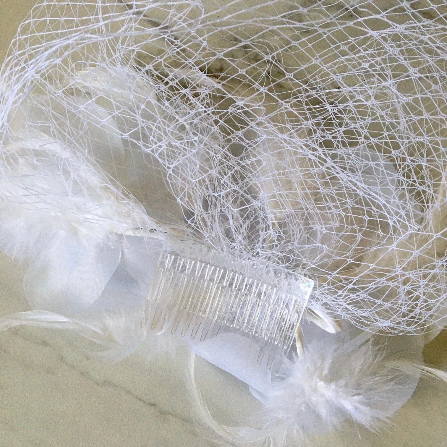 "Paulette" - Bridal Birdcage Veil