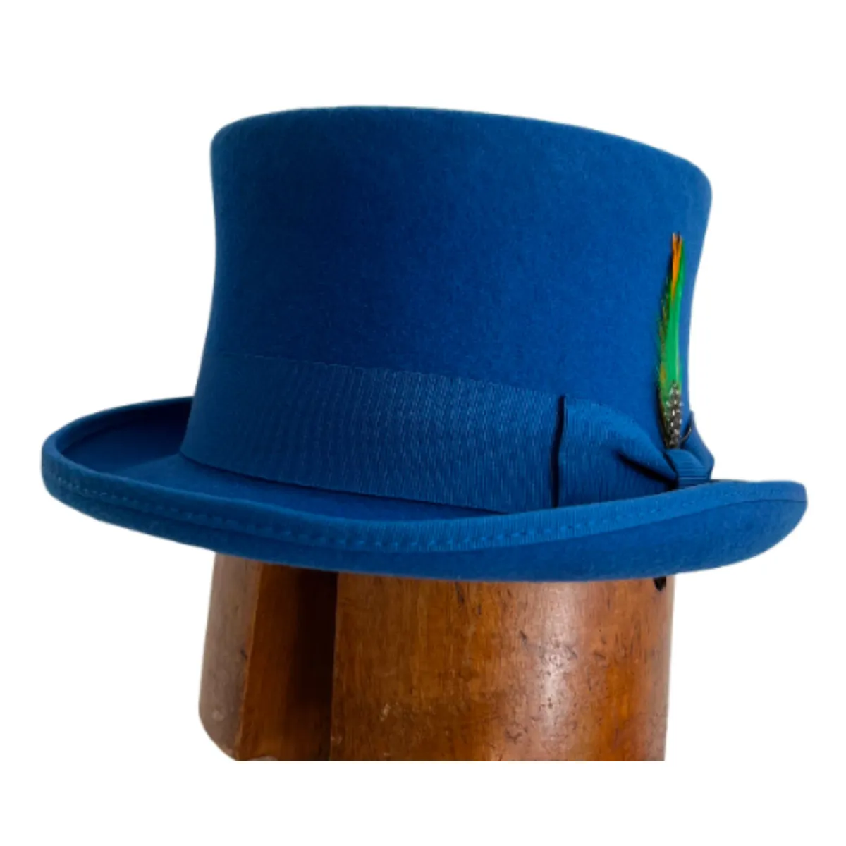 Royal Blue Wool Felt Top Hat
