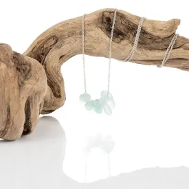 Sea Glass Droplet Necklace