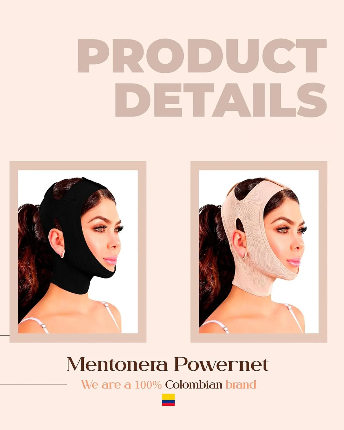 Shape Concept Chin Strap Support Band Neck Bandage Face Chin High Compression