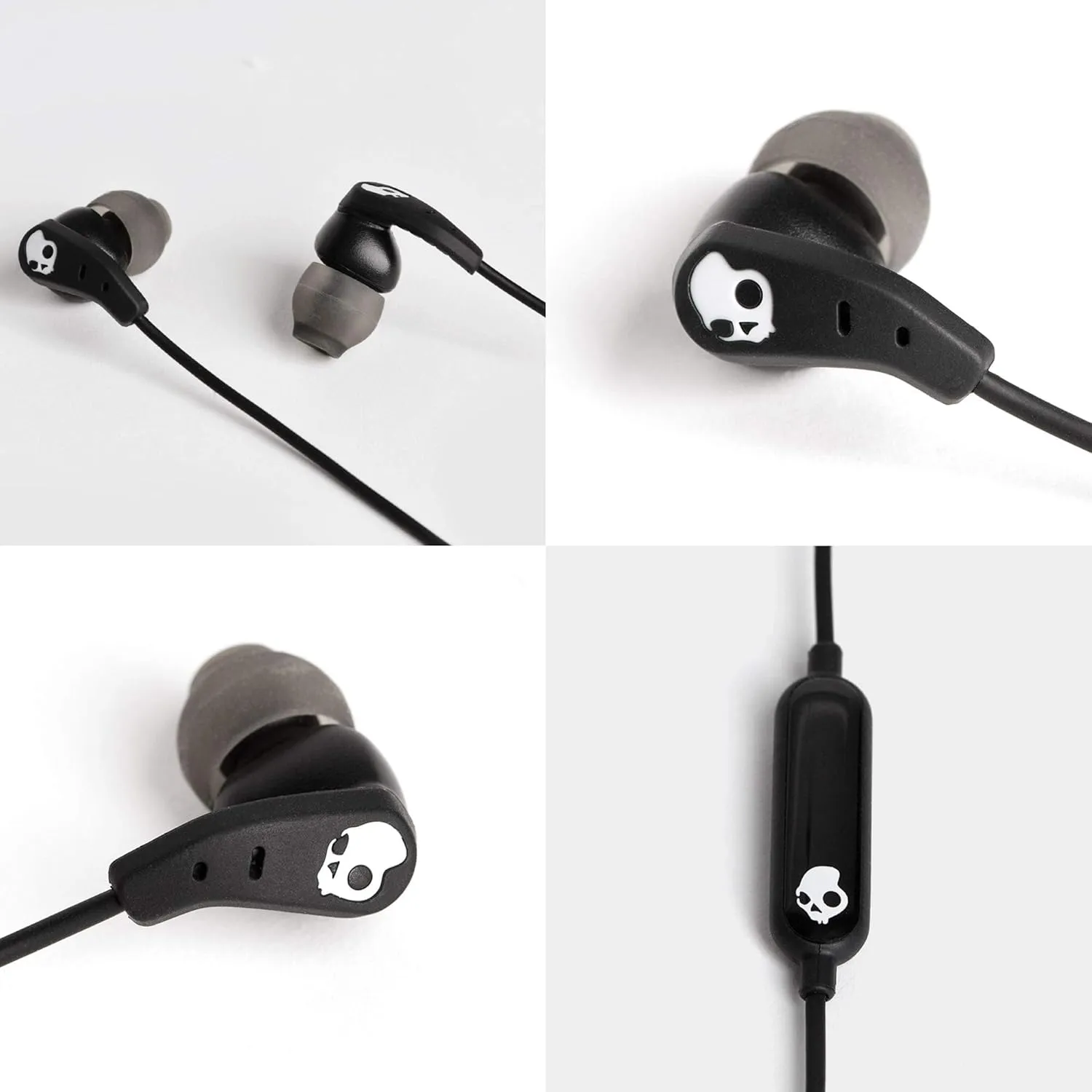 Skullcandy Set USB-C Wired Earbuds with Noise Isolating Fit, Built-In Microphone Call and Track Control for iPhone Android, Ear Gel Sizes Included for Custom Fit - True Black