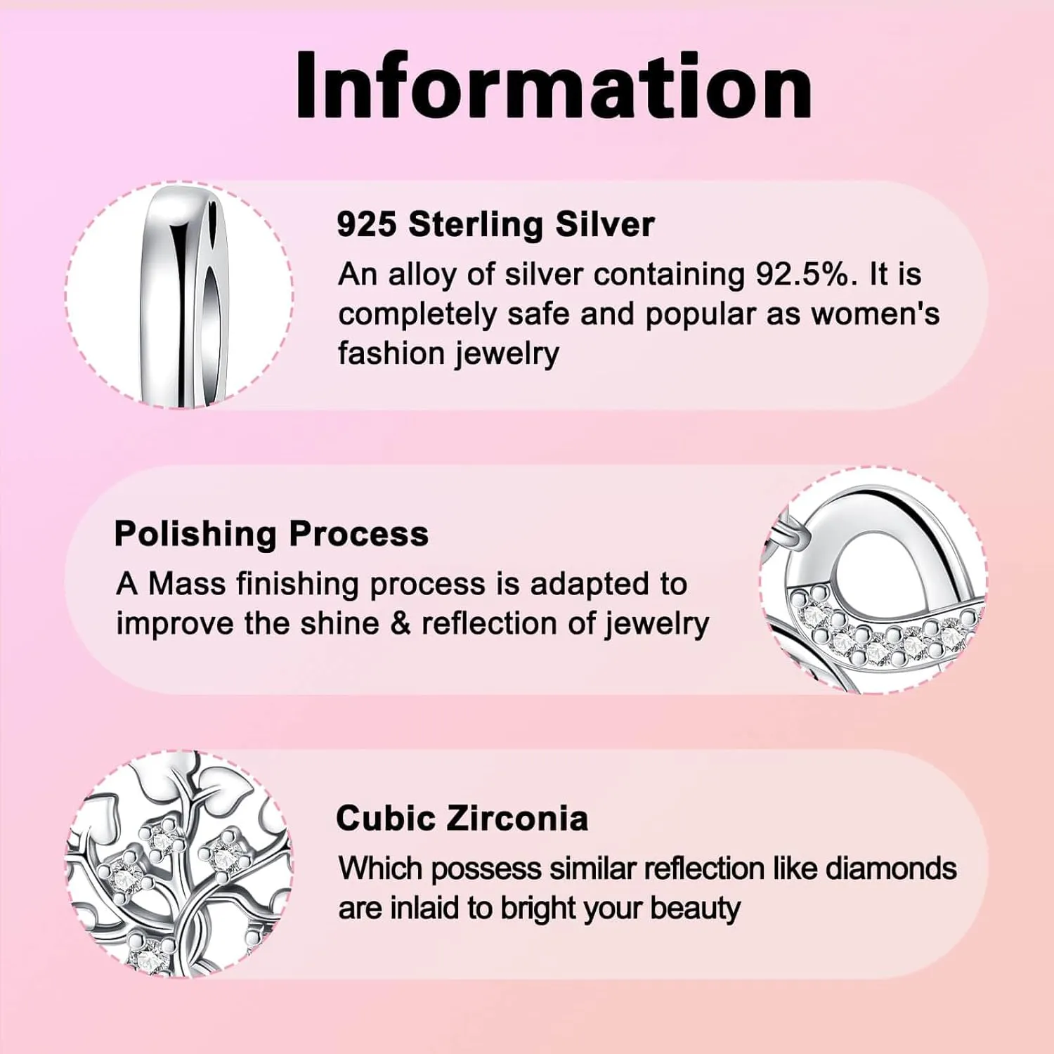 Sun Star Moon Elephant Sunflower Charm for Bracelet Necklace 925 Sterling Silver Love Heart Charms Happy Birthday Charms for Women Jewelry Gift