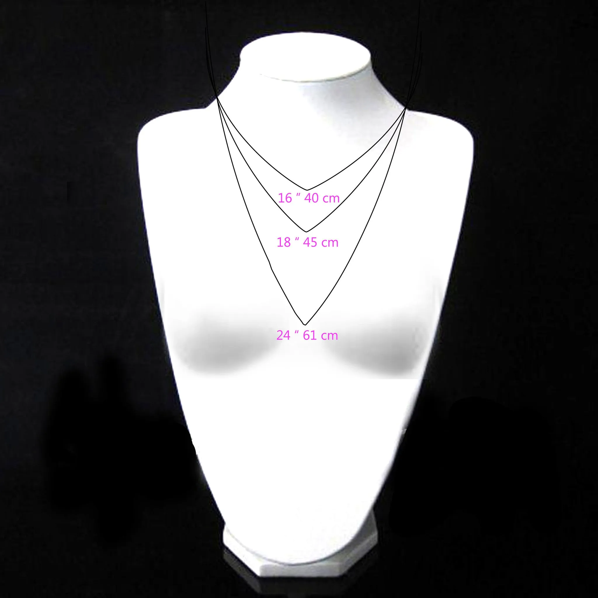 Swirled Cylinder & Helen Chain Necklace
