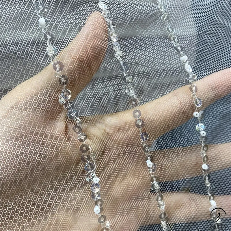 Wedding Veil With Comb Cathedral Bridal Veil Sequins Beaded Long Sparkle Veil Luxury Veil Bridal Veils  Real Photo