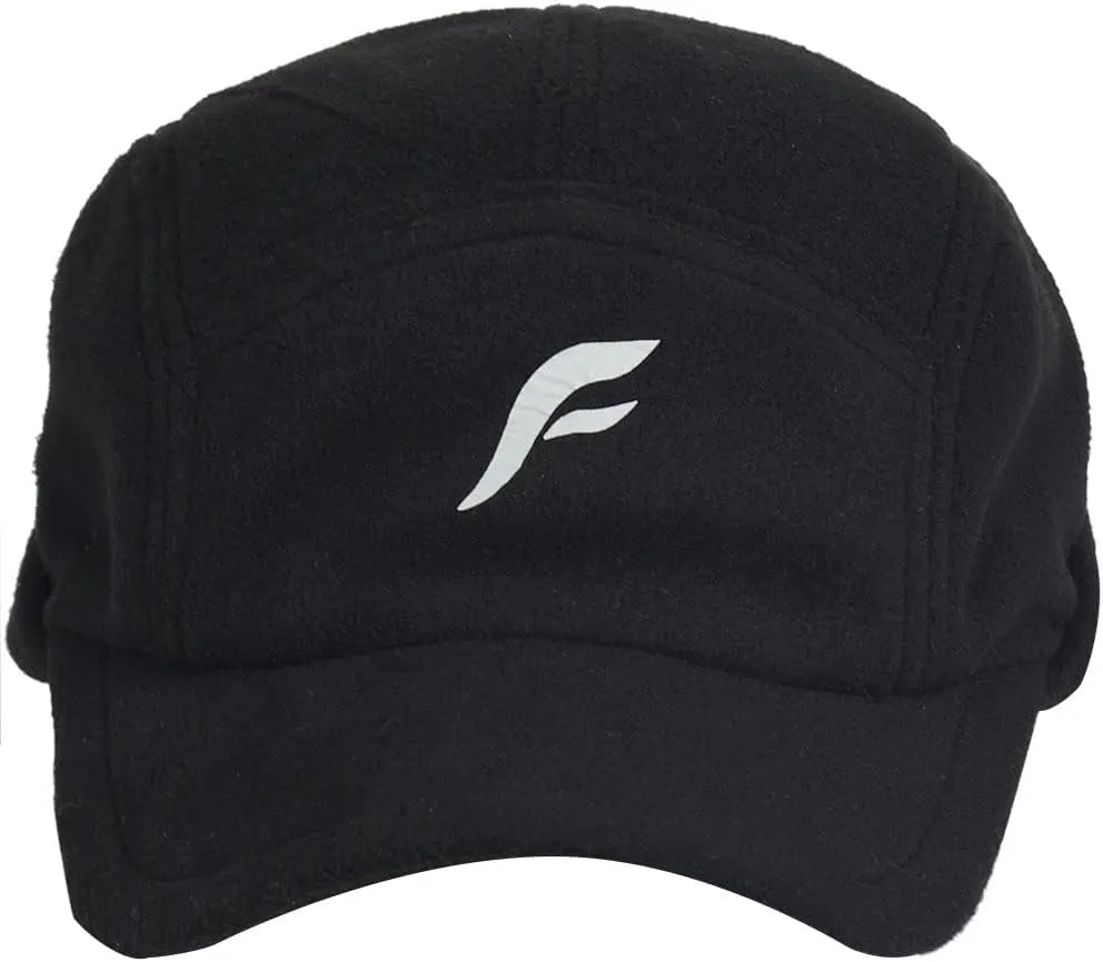 Womens Athletic Winter Hat with Ponytail Hole - Fleece Running Hat for Womens