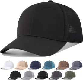 XXL Plus Size Trucker Hat Snapback Big Head Men's Mesh-Back Ball Cap
